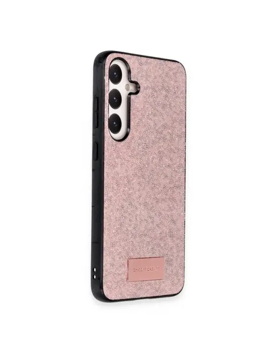 Onegif Samsung Galaxy A05s Bright Simli Kapak - Pembe
