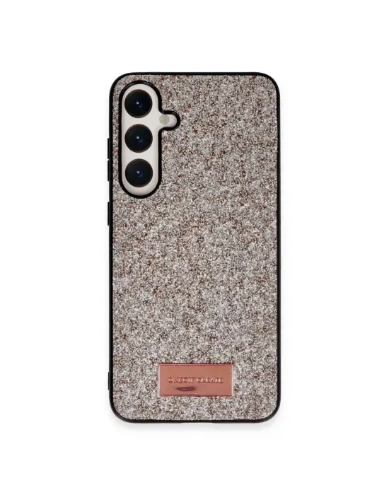Onegif Samsung Galaxy A25 5g Bright Simli Kapak - Gold