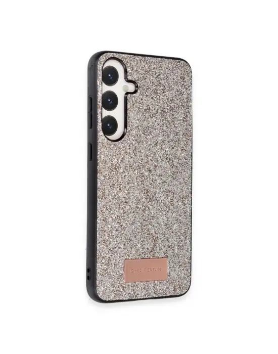 Onegif Samsung Galaxy A25 5g Bright Simli Kapak - Gold