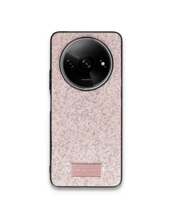 Onegif Xiaomi Redmi A3 4g Bright Simli Kapak - Pembe
