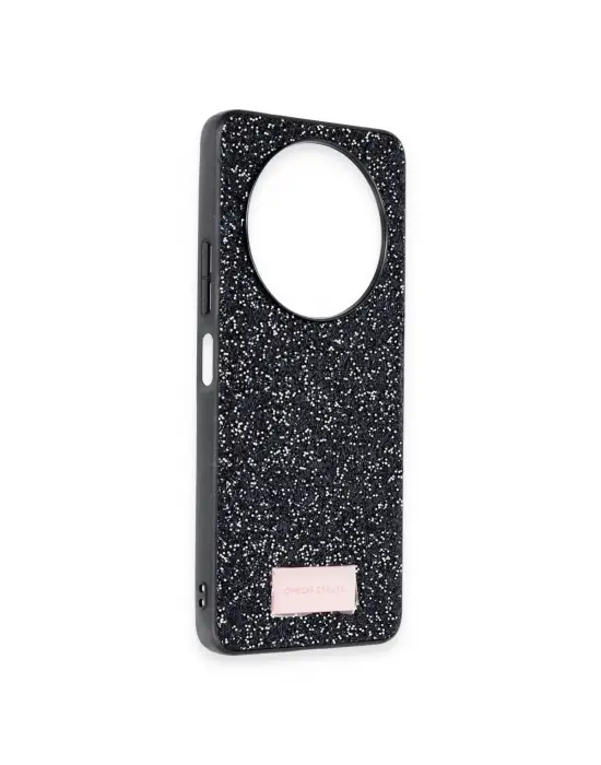 Onegif Xiaomi Redmi A3 4g Bright Simli Kapak - Siyah