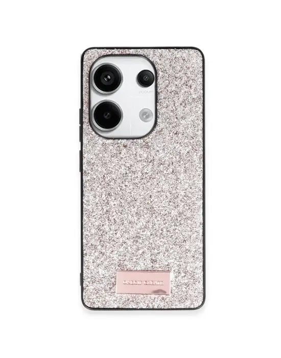 Onegif Xiaomi Redmi Note 13 Pro 4g Bright Simli Kapak - Gold