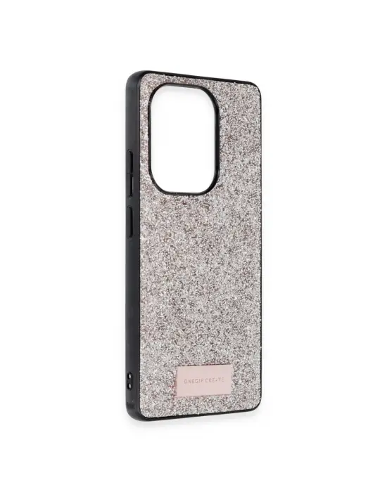 Onegif Xiaomi Redmi Note 13 Pro 4g Bright Simli Kapak - Gold