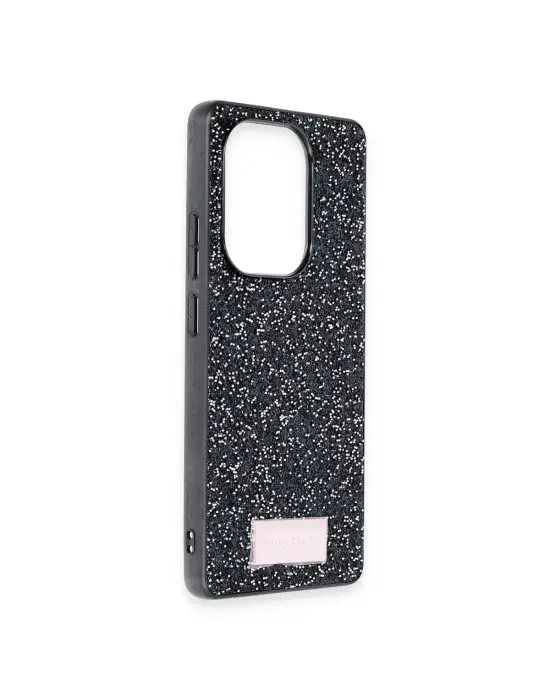 Onegif Xiaomi Redmi Note 13 Pro 4g Bright Simli Kapak - Siyah