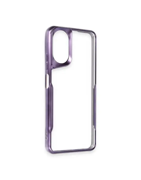 Oppo A38 Kılıf Boyi Silikon Kapak - Derin Mor