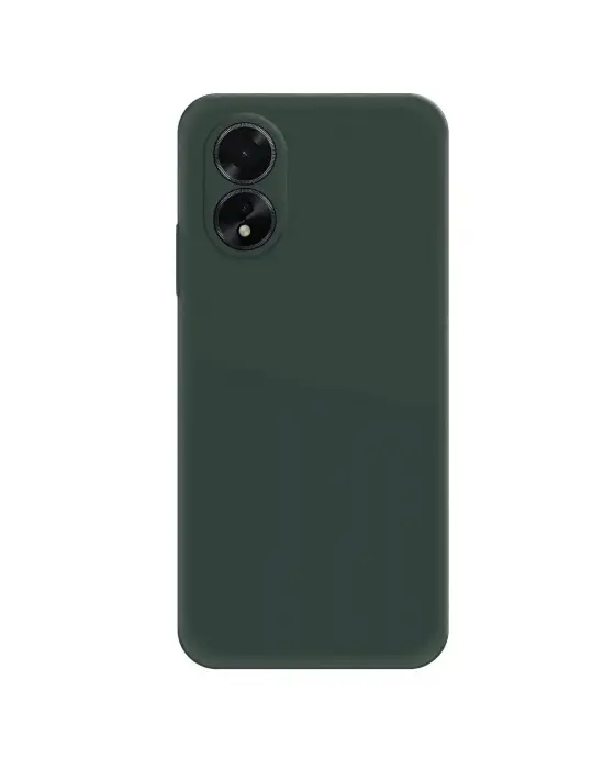 Oppo A38 Kılıf First Silikon - Koyu Yeşil