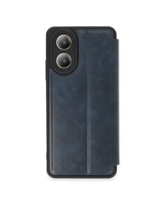 Oppo A38 Kılıf Flip Cover - Lacivert
