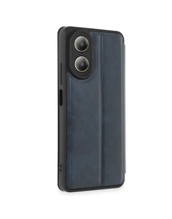 Oppo A38 Kılıf Flip Cover - Lacivert