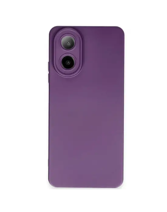Oppo A38 Kılıf Nano İçi Kadife Silikon - Mor