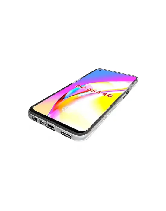 Oppo A54 4g Kılıf Deluxe 2mm Şeffaf Silikon - Şeffaf