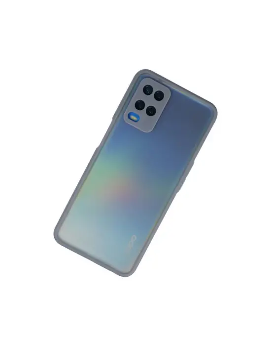 Oppo A54 4g Kılıf Montreal Silikon Kapak - Gri