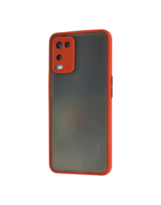 Oppo A54 4g Kılıf Montreal Silikon Kapak - Kırmızı