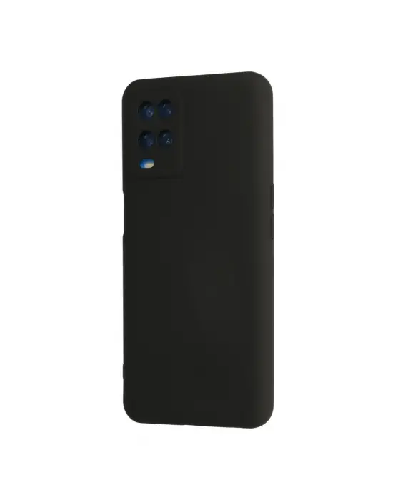 Oppo A54 4g Kılıf Nano İçi Kadife Silikon - Siyah