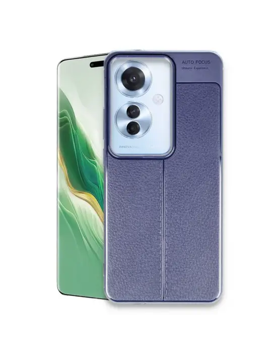 Oppo Reno 11f Kılıf Auto Focus Kapak - Lacivert