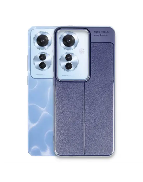 Oppo Reno 11f Kılıf Auto Focus Kapak - Lacivert