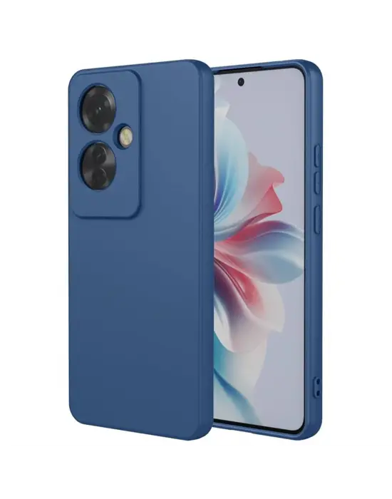 Oppo Reno 11f Kılıf First Silikon - Lacivert