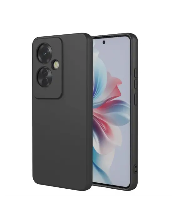 Oppo Reno 11f Kılıf First Silikon - Siyah