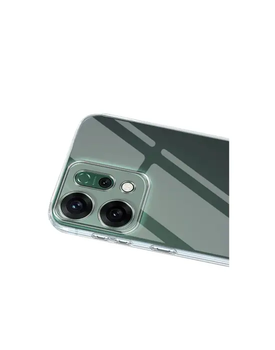 Oppo Reno 14 Kılıf Lüx Şeffaf Silikon - Şeffaf