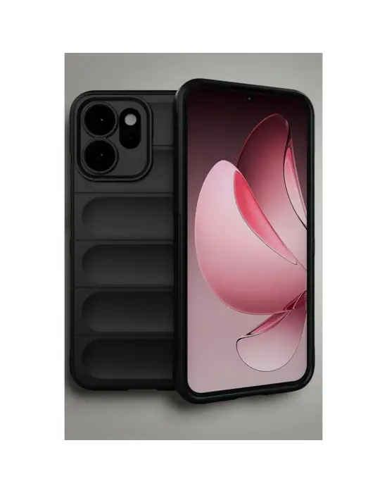 Oppo Reno 14 Optimum Silikon - Siyah