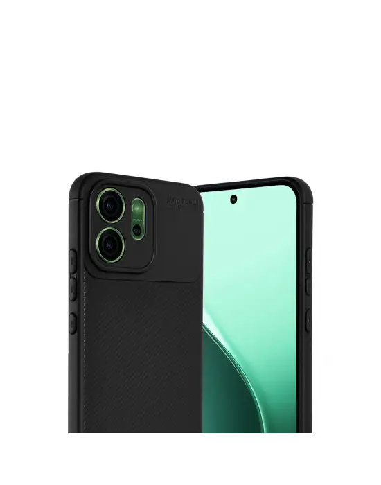 Oppo Reno 14f Auto Focus Karbon Kapak - Siyah