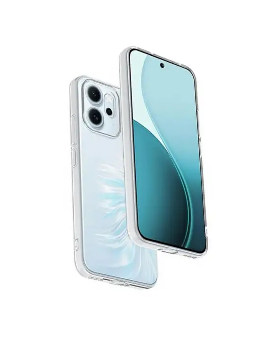 Oppo Reno 14f Kılıf Lüx Şeffaf Silikon