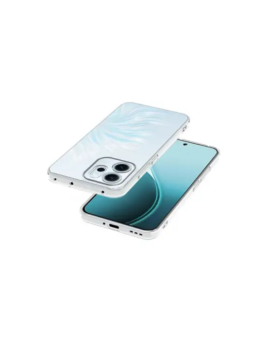 Oppo Reno 14f Kılıf Lüx Şeffaf Silikon