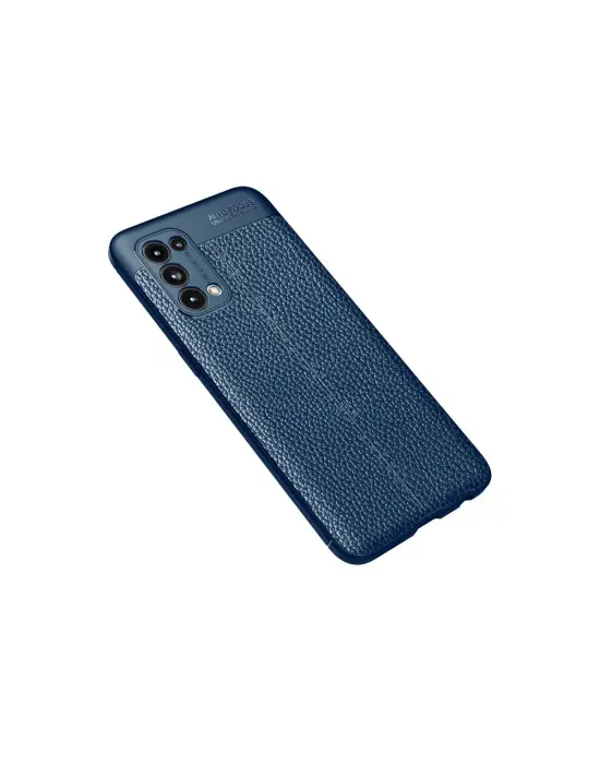 Oppo Reno 5 Kılıf Auto Focus Kapak - Lacivert