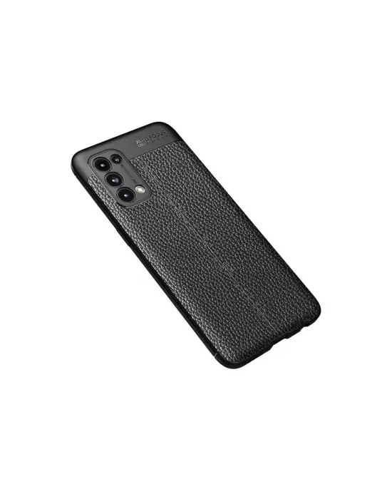 Oppo Reno 5 Kılıf Auto Focus Kapak - Siyah