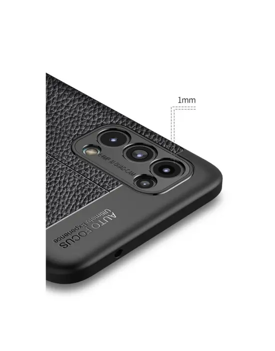 Oppo Reno 5 Kılıf Auto Focus Kapak - Siyah