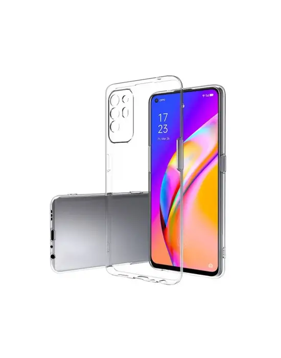 Oppo Reno 5 Lite Kılıf Lüx Şeffaf Silikon