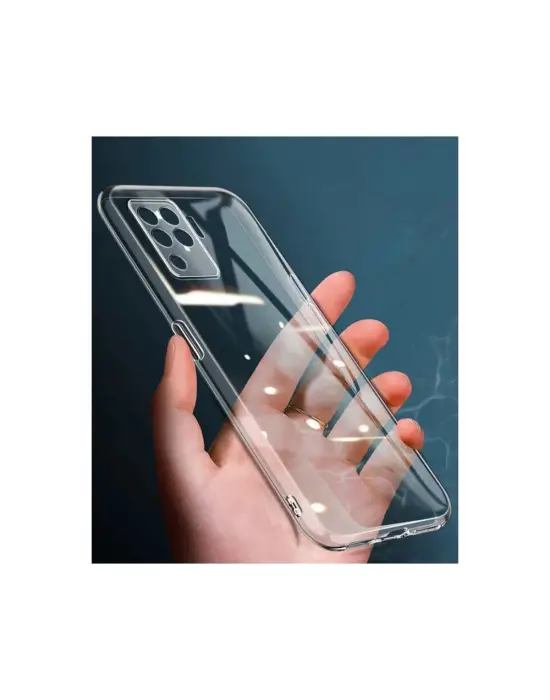 Oppo Reno 5 Lite Kılıf Lüx Şeffaf Silikon