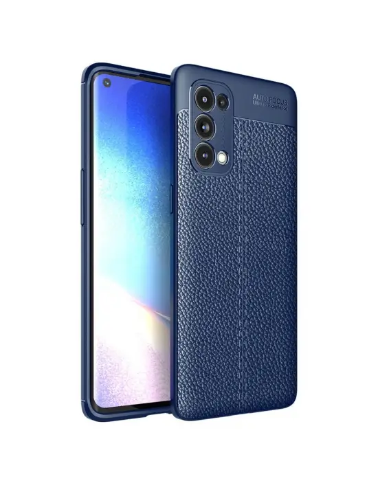 Oppo Reno 5 Pro Kılıf Auto Focus Kapak - Lacivert