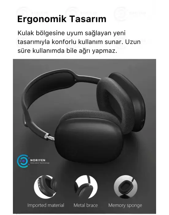 P9 Air Max Gaming Premium Mikrofonlu Kablosuz Ios Android Uyumlu 5.0 Bluetooth Tws Oyuncu Kulaklık