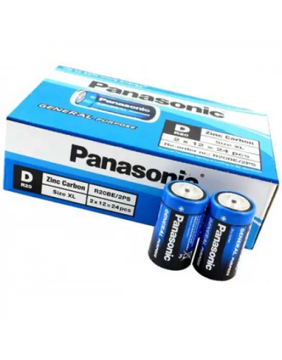 Panasonic D Büyük Pil 24 Parça