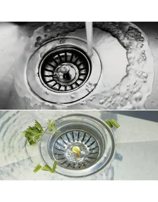 Paslanmaz Çelik Mutfak Evye Lavabo Süzgeci Lavabo Gideri Atık Gıda Tıpası
