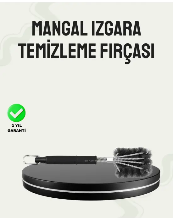 Paslanmaz Çelik Telli Mangal Temizlik Fırçası