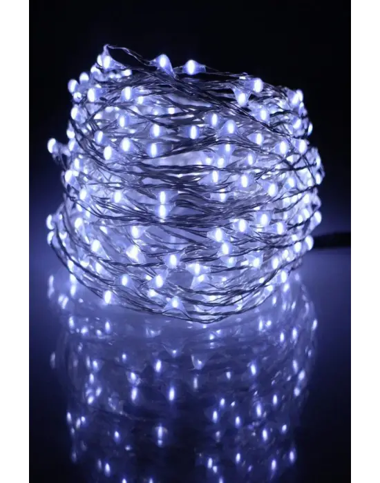 Pilli 5 Metre Dekoratif Peri Led Beyaz Aydınlatma Süsleme Lambası
