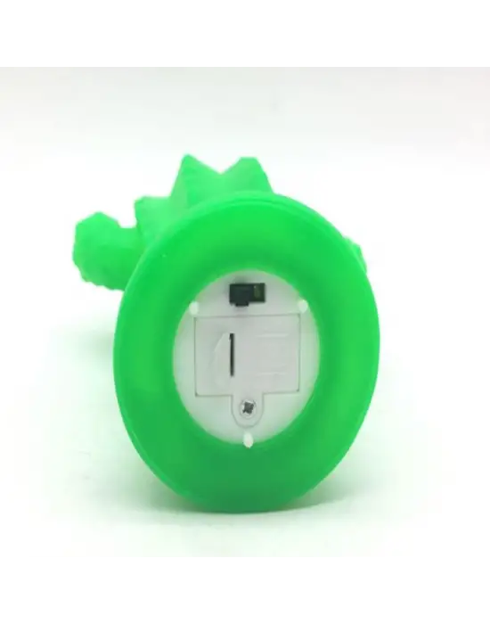 Pilli Silikon Led Işıklı Sevimli Kaktüs Gece Lambası Aydınlatması
