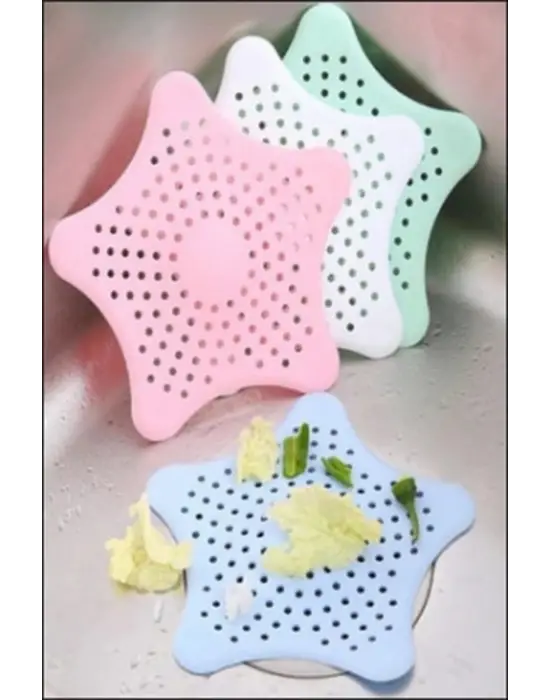 Plastik Lavabo Ve Küvet Yıldız Süzgeç