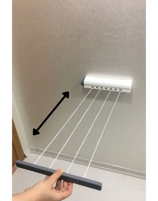 Pratik Portatif Yeni Nesil Çek As  kolay Askılık 4 İpli Askılık
