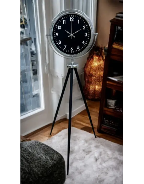 Prestige Krom Tripod Ayaklı Saat