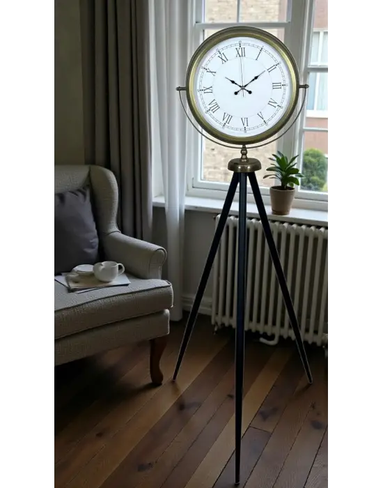 Prestij Vintage Tripod Ayaklı Saat