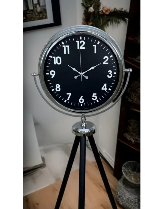 Prime Krom Tripod Ayaklı Saat