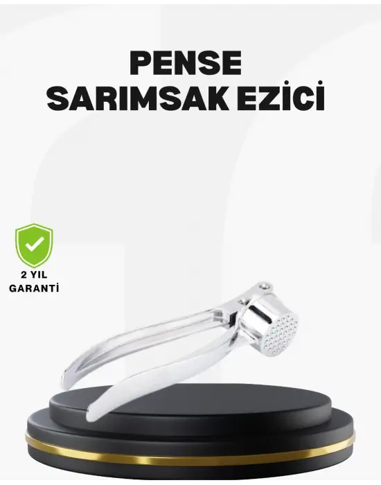 Profesyonel Sarımsak Ezici Sağlam Yapı Ve Rahat Kavrama