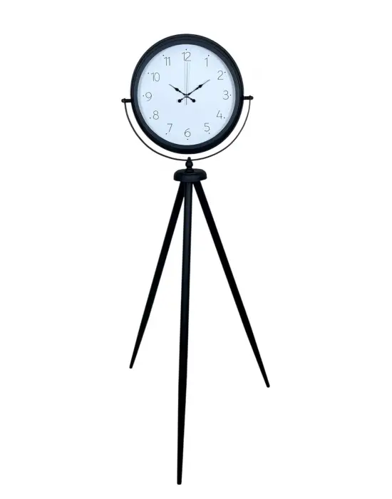 Pure Black Tripod Ayaklı Saat