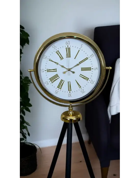 Pure Gold Tripod Ayaklı Saat