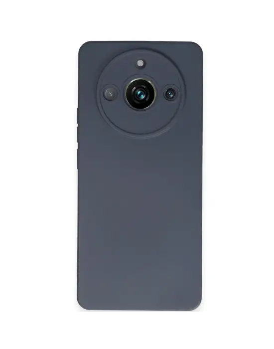 Realme 11 Pro Kılıf Nano İçi Kadife Silikon - Gri