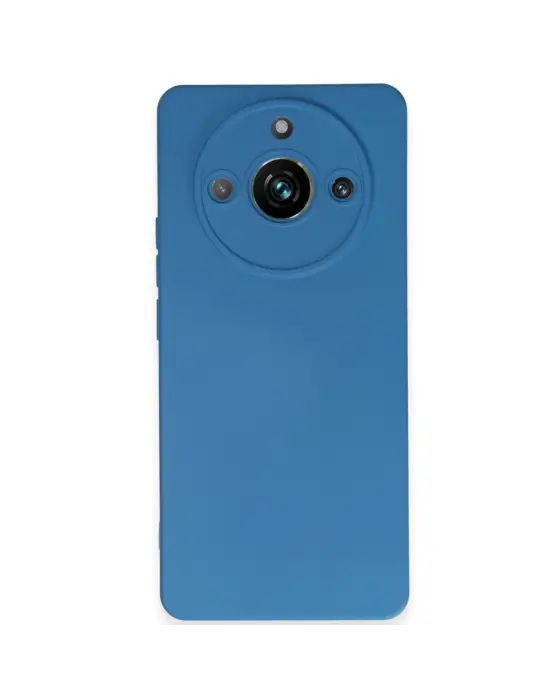 Realme 11 Pro Kılıf Nano İçi Kadife Silikon - Mavi