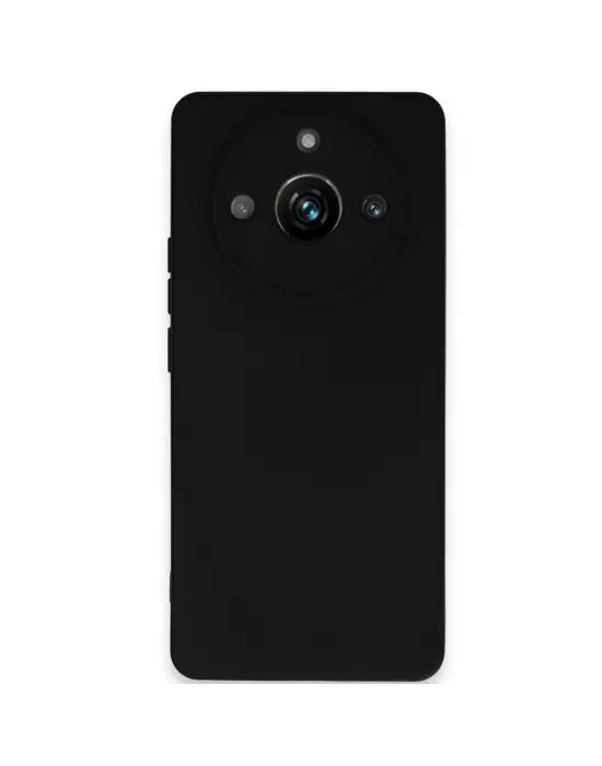 Realme 11 Pro Kılıf Nano İçi Kadife Silikon - Siyah