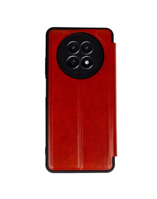 Realme 12 5g Kılıf Flip Cover - Kırmızı